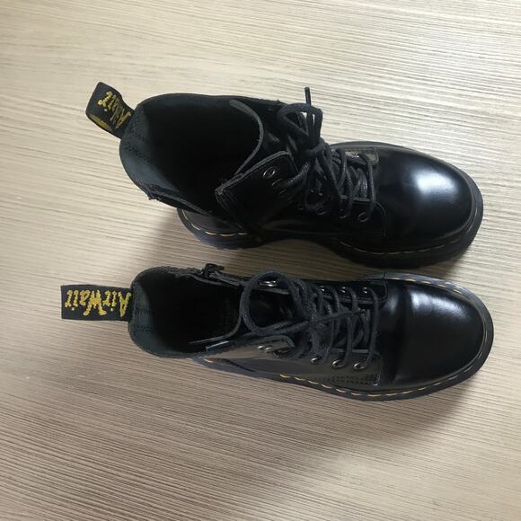 Dr. Martens Black Jadon Boot Smooth Leather Platform Boots main image 6